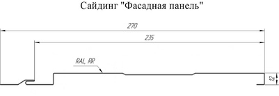 Чертеж сайдинга