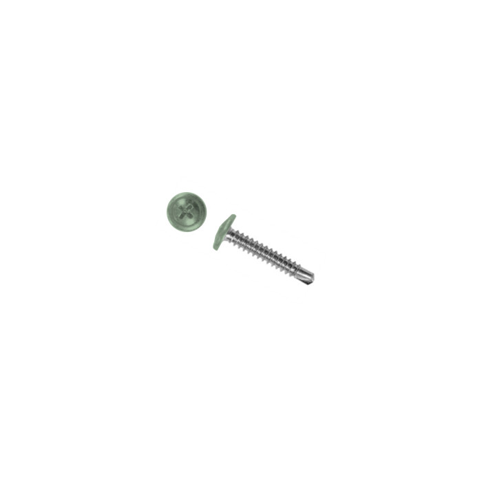 Саморез ПШС 4,2х32 (500шт) шлиц PH2 RAL 6019