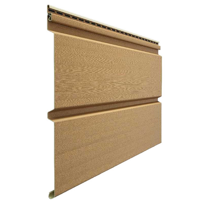 Виниловый сайдинг Docke Брус D6S PREMIUM Карамель 3600×300